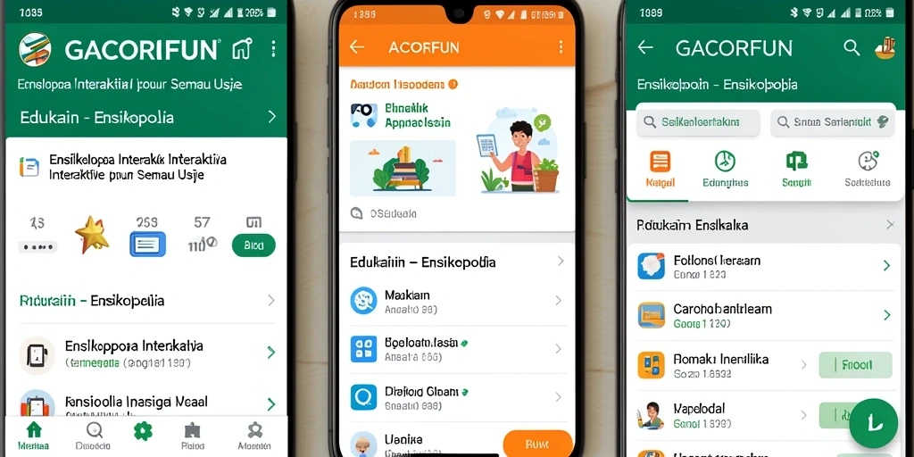Tampilan antarmuka GACORFUN yang menawan dan mudah dinavigasi.