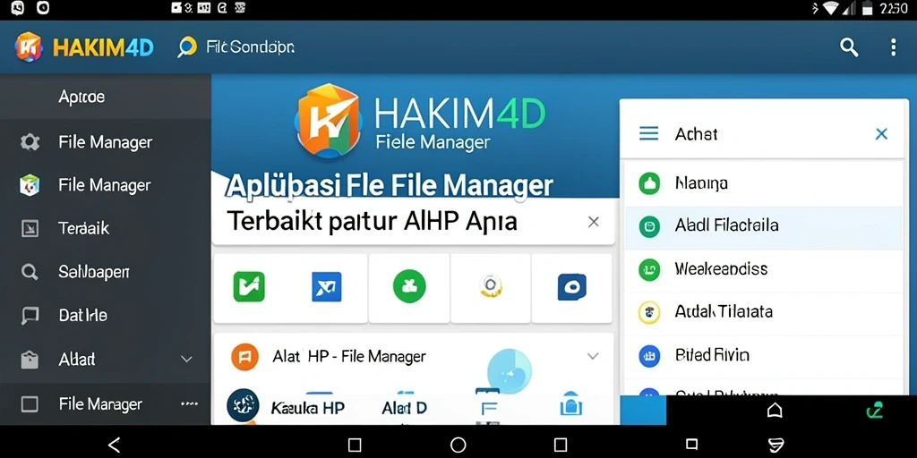 Antarmuka HAKIM4D yang bersih dan fungsional untuk pengelolaan file.