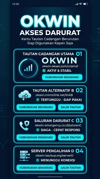 Tampilan link alternatif okwin